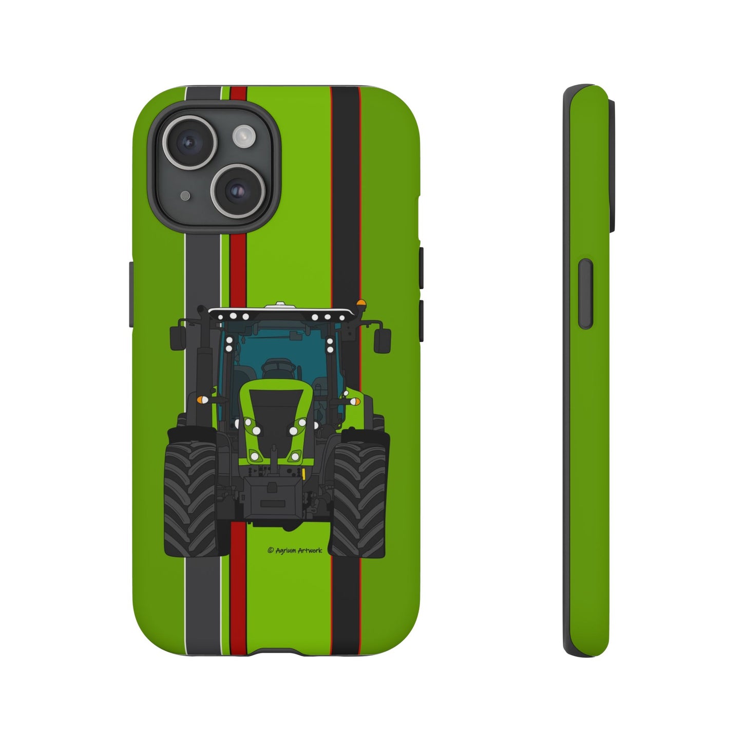 Lime Green Tractor #1 Tough Phone Case