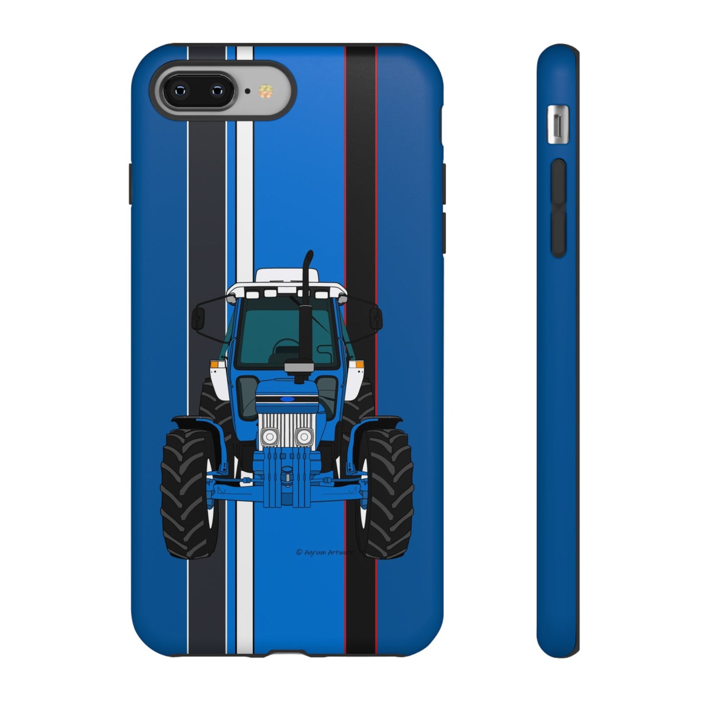 Blue Tractor #3 Tough Phone Case