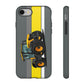 Yellow Fastrak 4000 Series Tough Phone Case - Grey