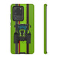 Lime Green Tractor #1 Tough Phone Case