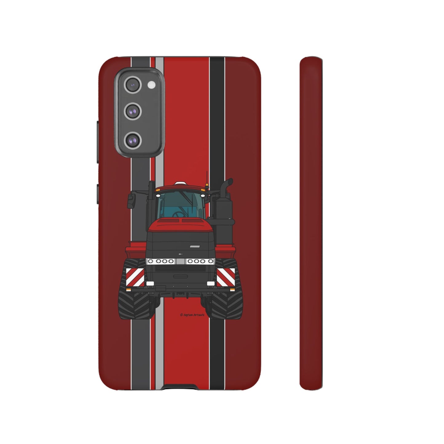 Dark Red Tractor #2 Tough Phone Case