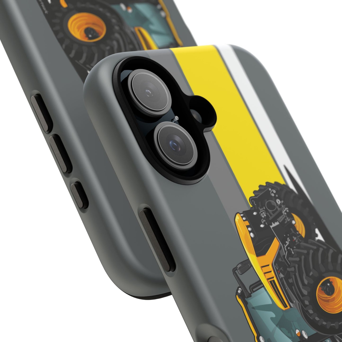 Yellow Fastrak 4000 Series Tough Phone Case - Grey