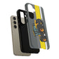 Yellow Fastrak 4000 Series Tough Phone Case - Grey