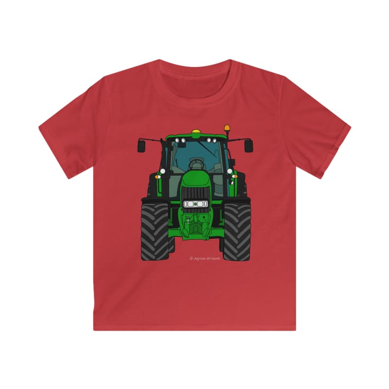 John Deere 7430 / 7530 Tractor - Kids Cartoon T-Shirt