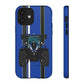 Blue Tractor #4 Tough Phone Case