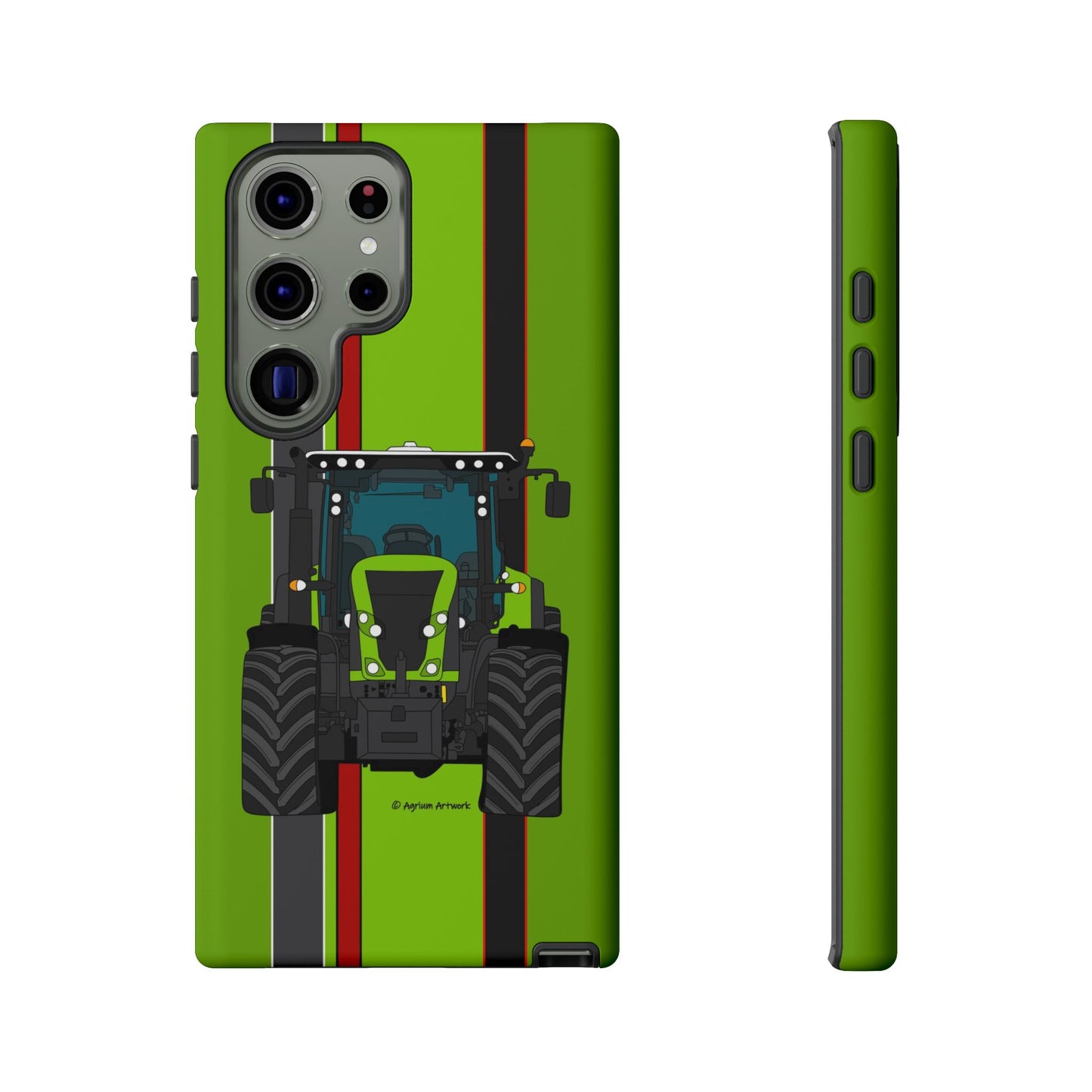 Lime Green Tractor #1 Tough Phone Case