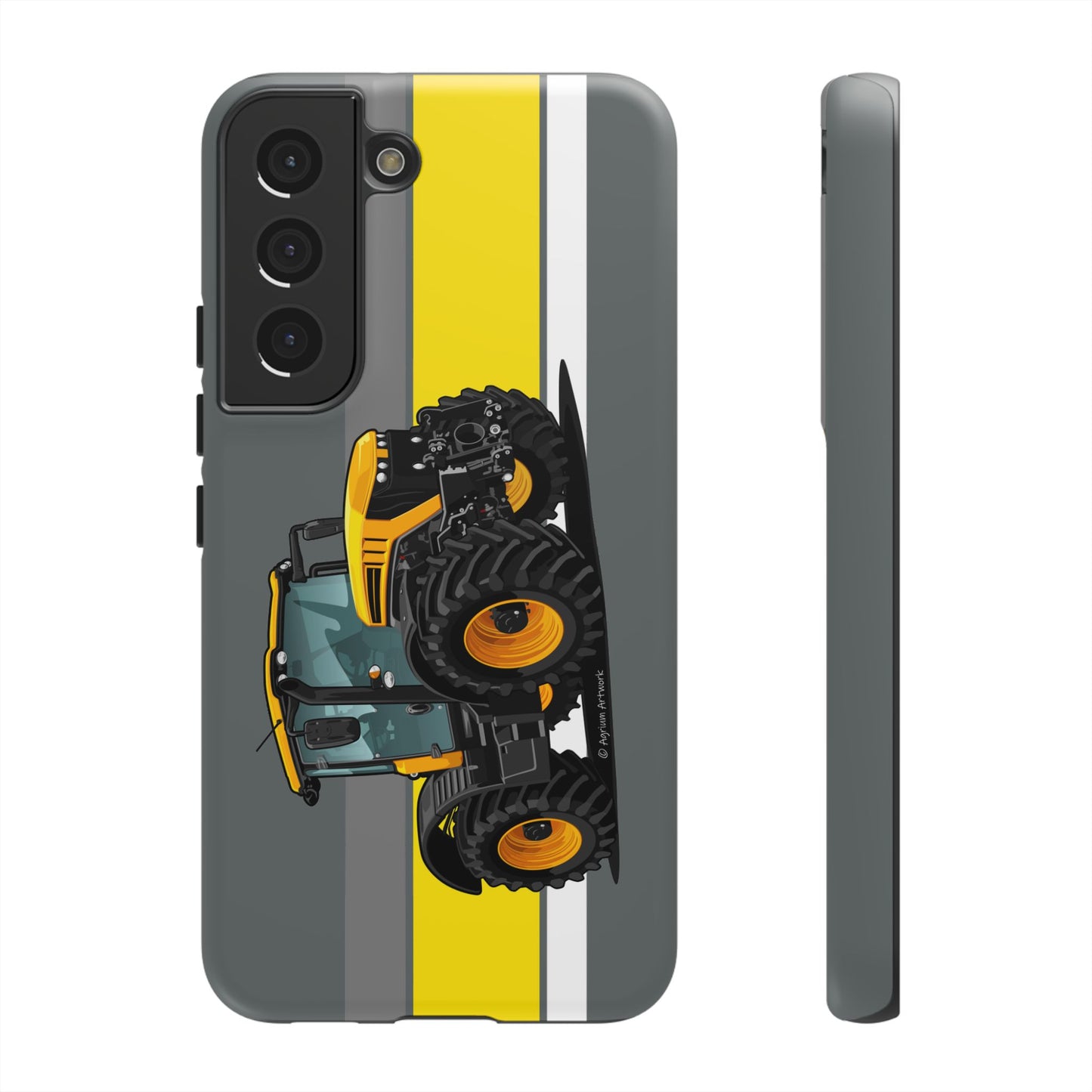 Yellow Fastrak 4000 Series Tough Phone Case - Grey