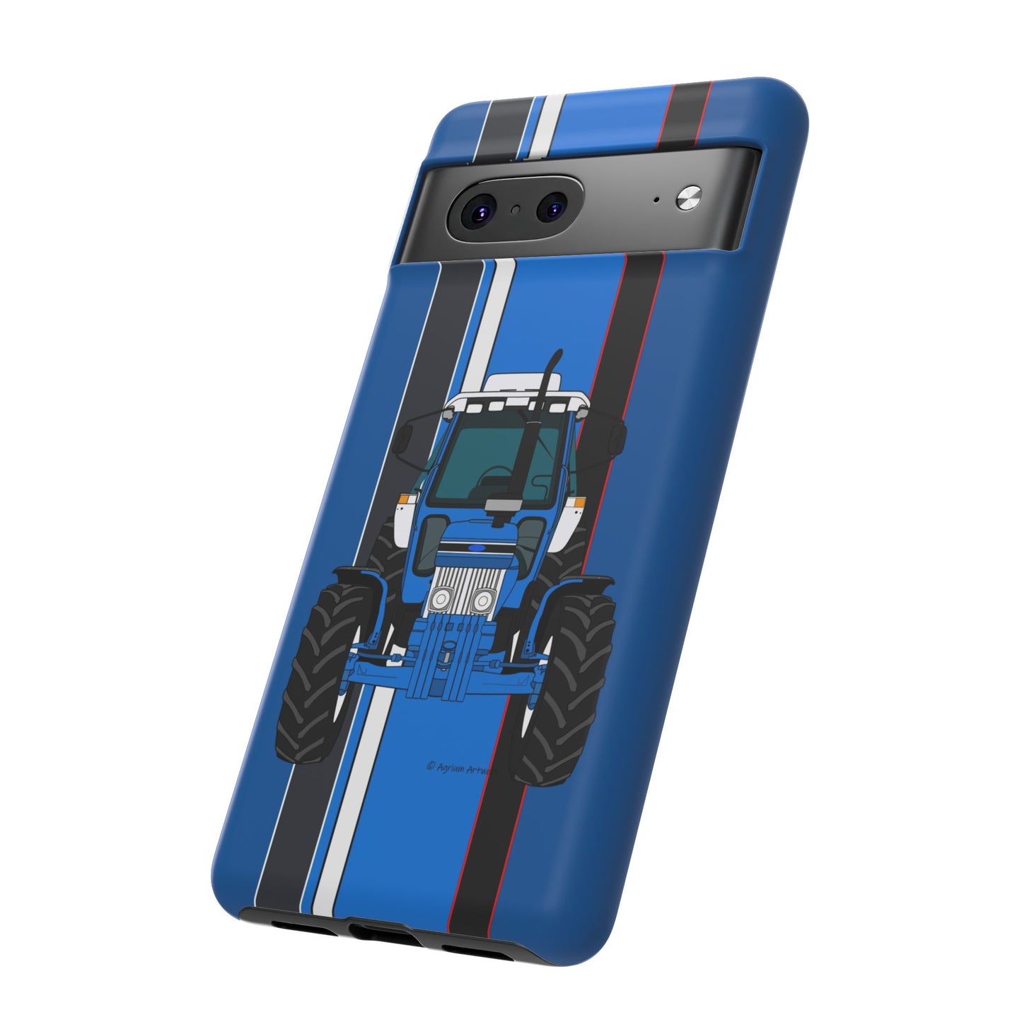 Blue Tractor #3 Tough Phone Case