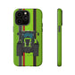 Lime Green Tractor #1 Tough Phone Case