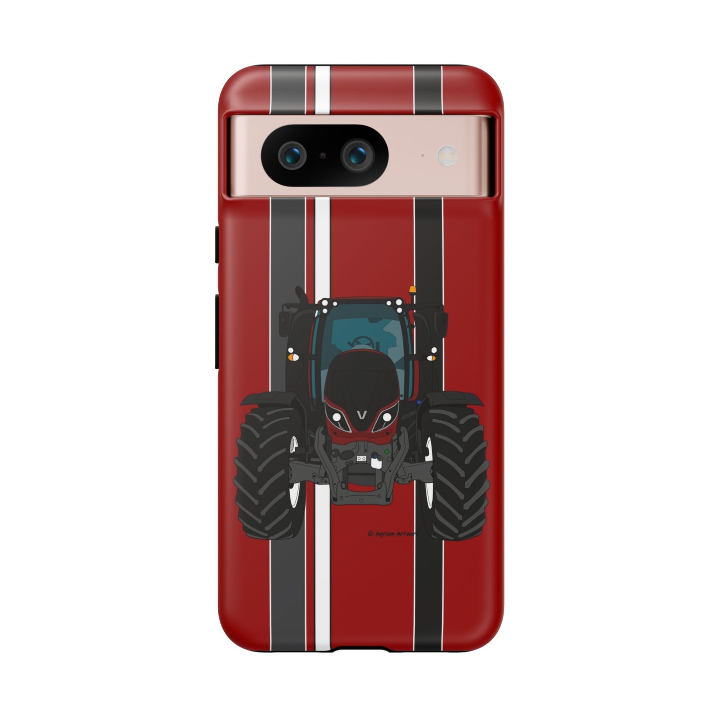 Maroon Tractor #1 Tough Phone Case