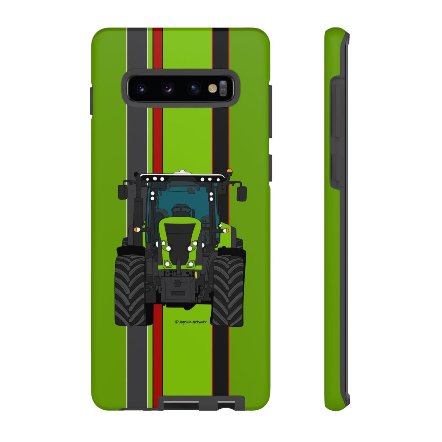 Lime Green Tractor #1 Tough Phone Case