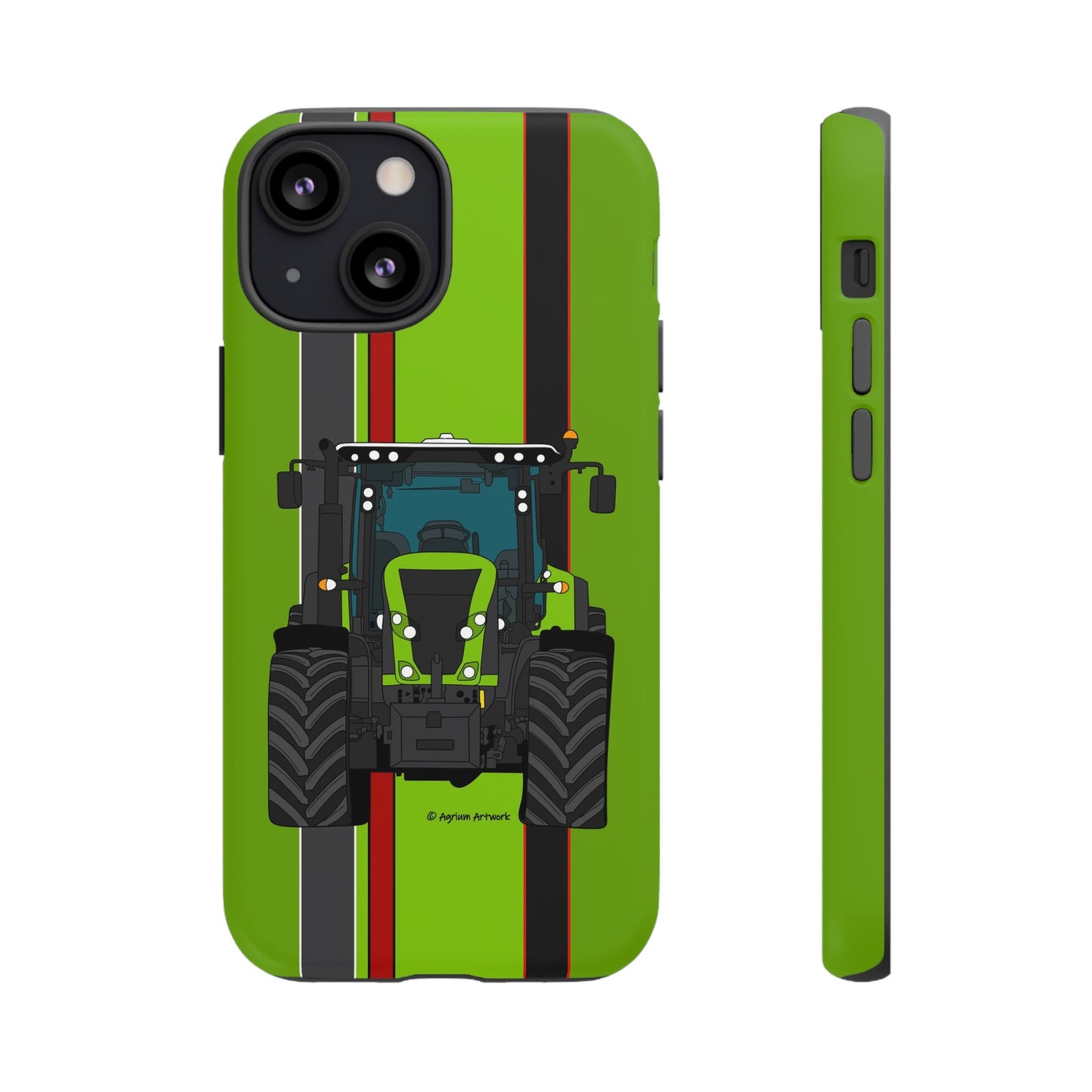 Lime Green Tractor #1 Tough Phone Case