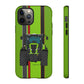 Lime Green Tractor #1 Tough Phone Case