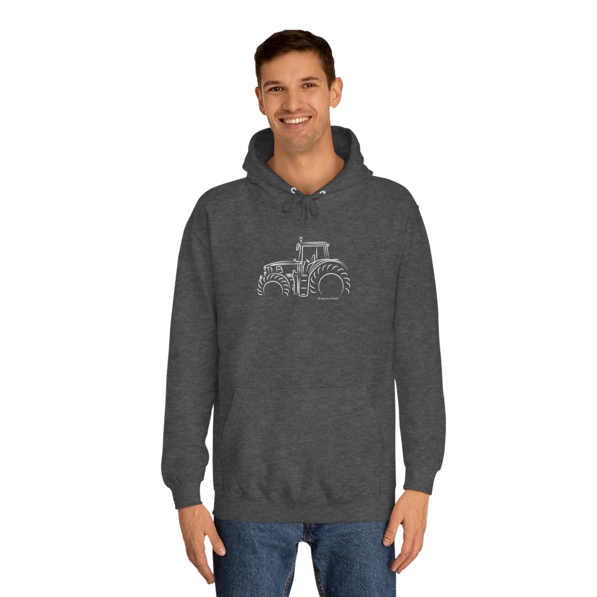 Grey john deere outlet hoodie