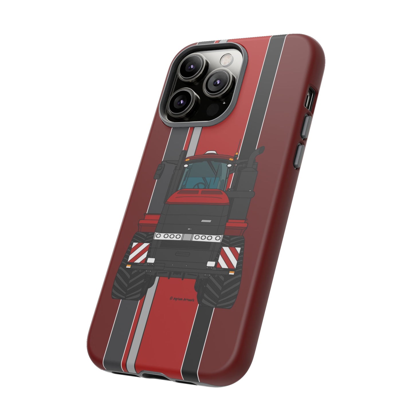 Dark Red Tractor #2 Tough Phone Case