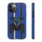 Blue Tractor #4 Tough Phone Case