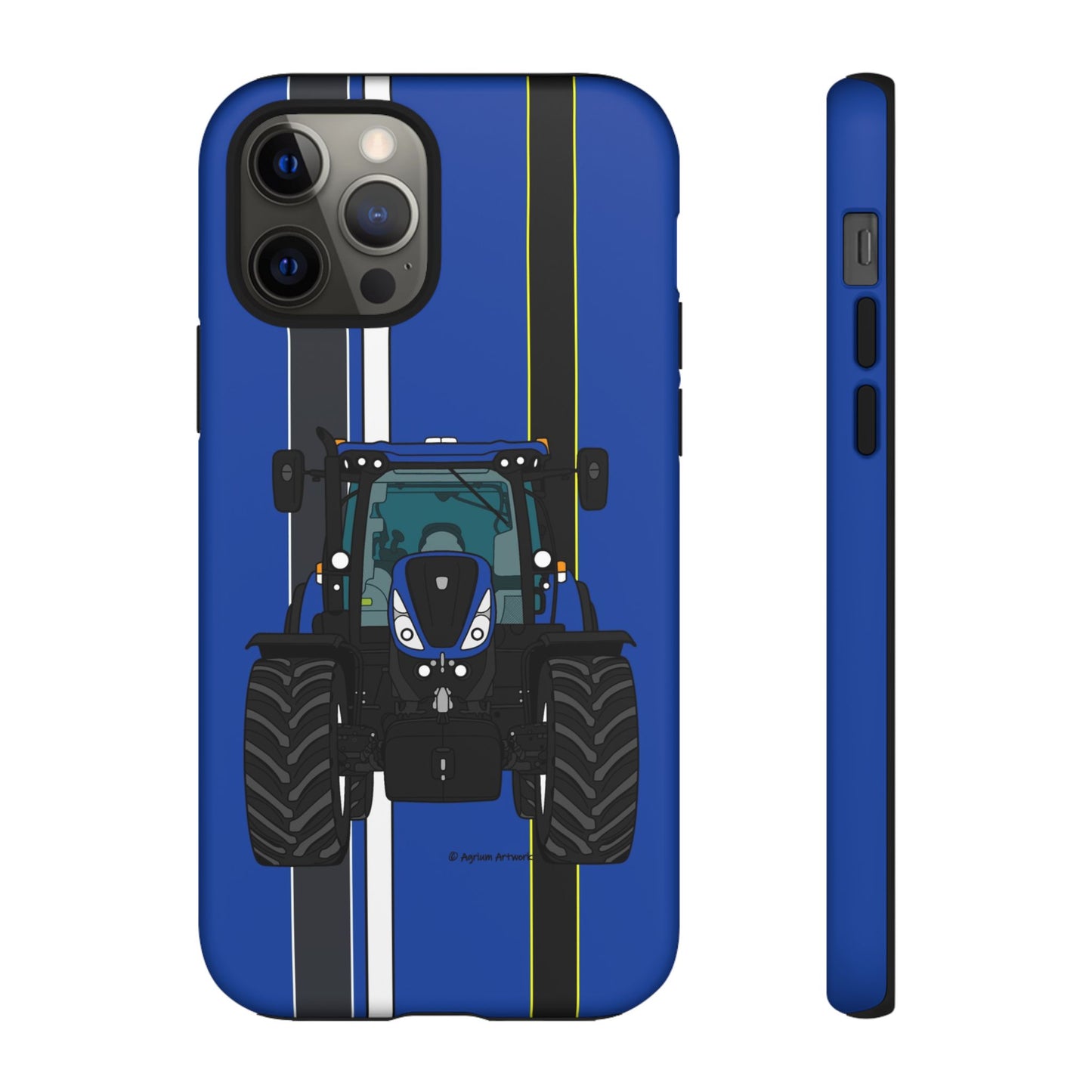 Blue Tractor #4 Tough Phone Case