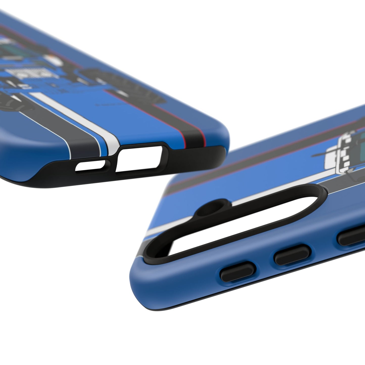 Blue Tractor #3 Tough Phone Case