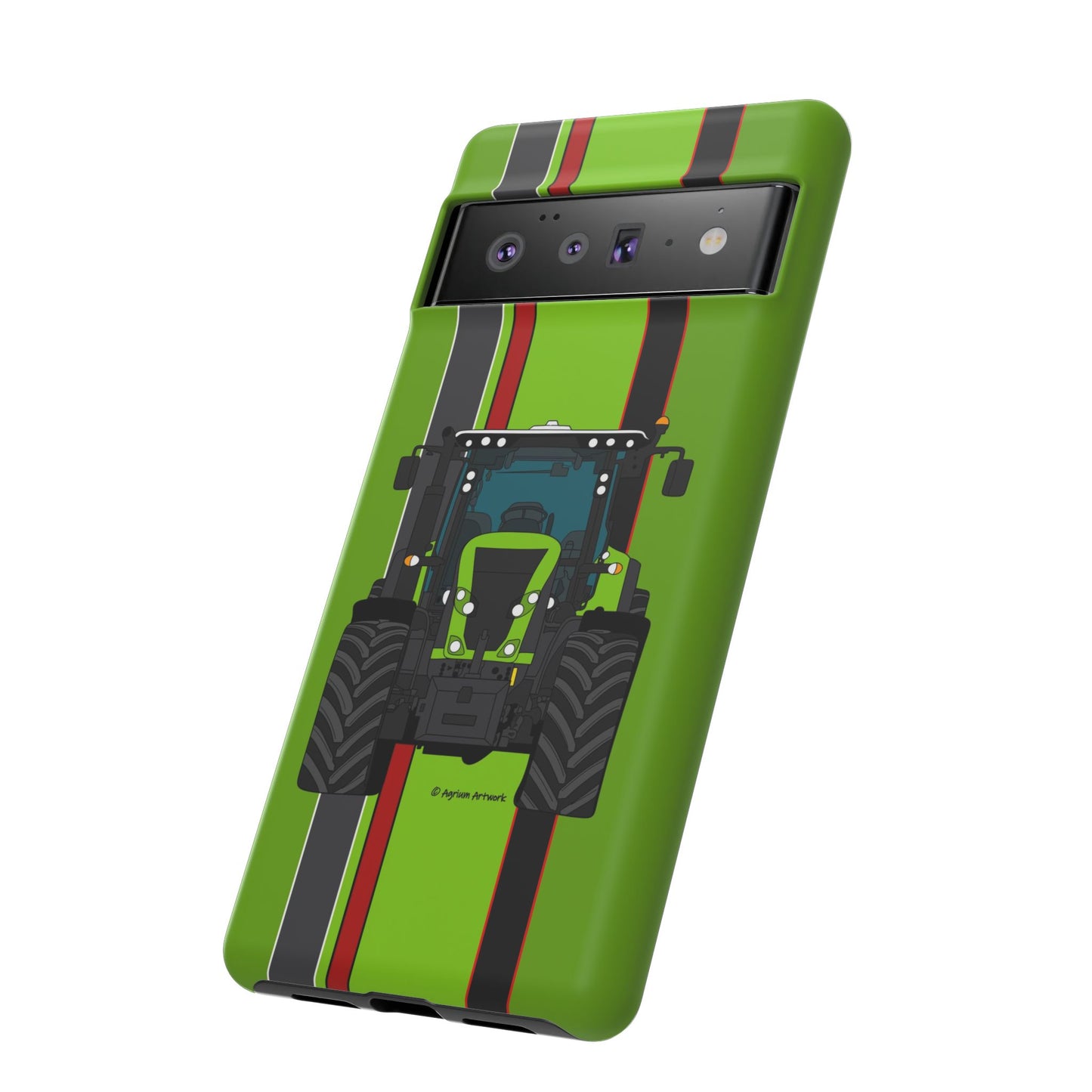 Lime Green Tractor #1 Tough Phone Case