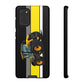 Yellow Fastrak 4000 Series Tough Phone Case - Black