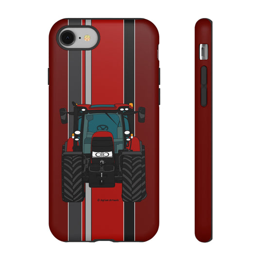 Dark Red Tractor #1 Tough Phone Case