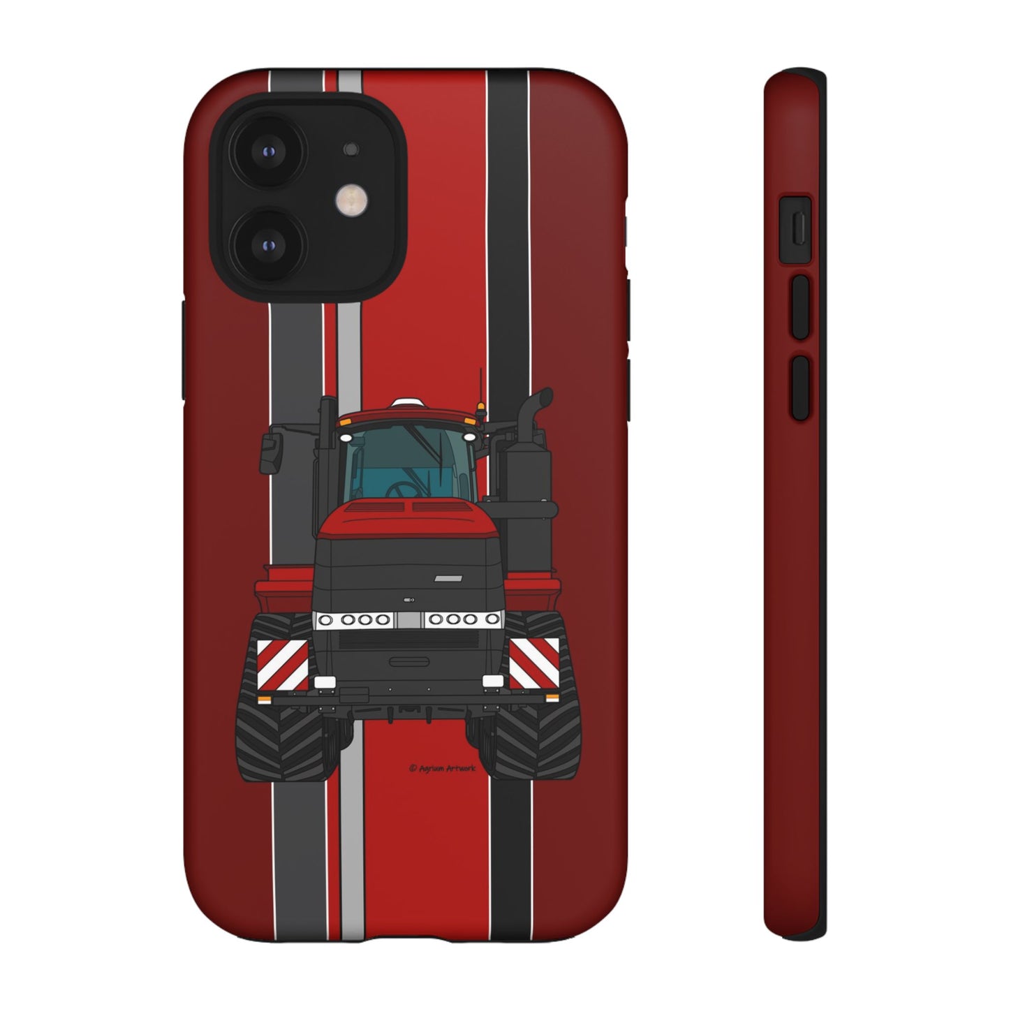 Dark Red Tractor #2 Tough Phone Case