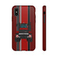 Dark Red Tractor #2 Tough Phone Case