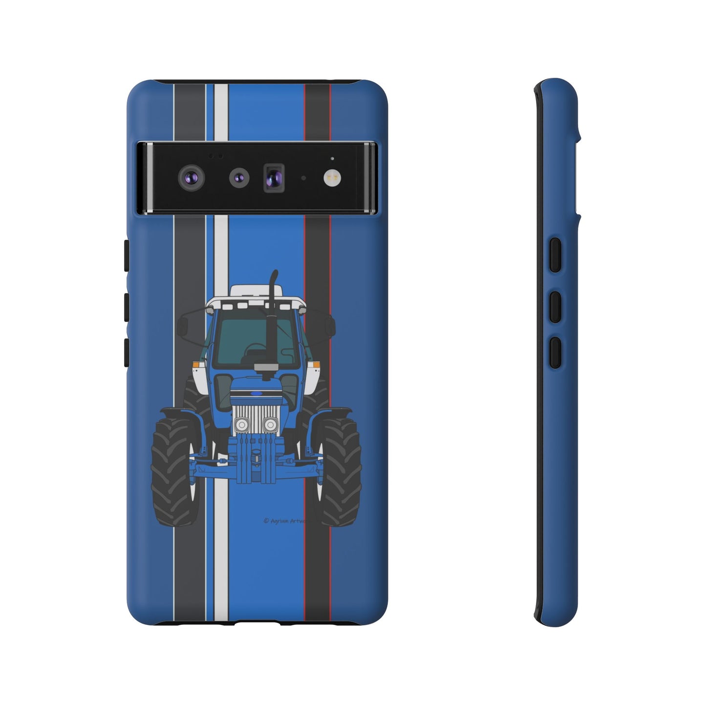 Blue Tractor #3 Tough Phone Case