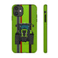 Lime Green Tractor #1 Tough Phone Case