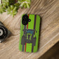 Lime Green Tractor #1 Tough Phone Case