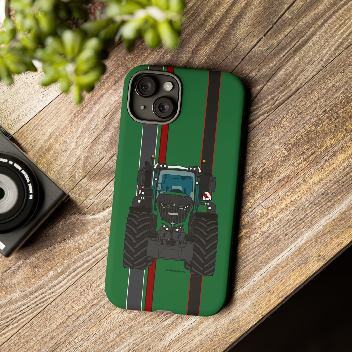 Olive Green Tractor #2 Tough Phone Case