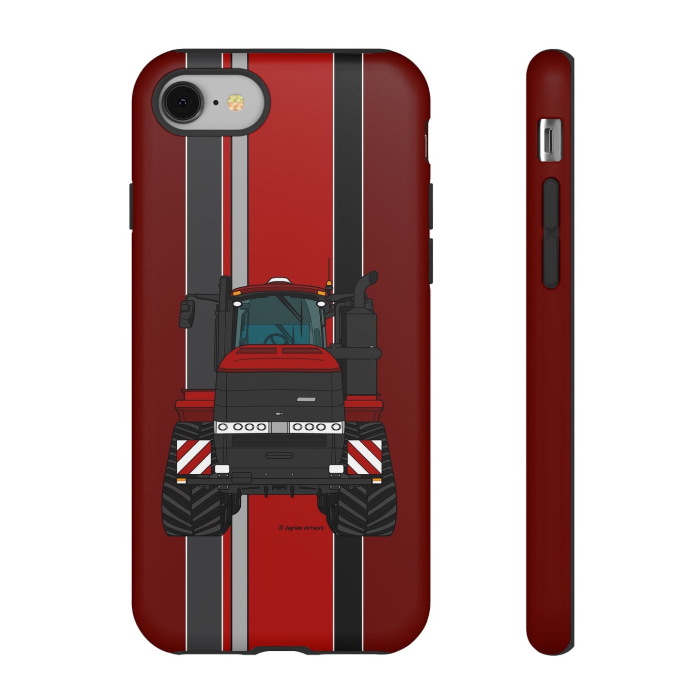 Dark Red Tractor #2 Tough Phone Case