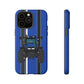 Blue Tractor #2 Tough Phone Case