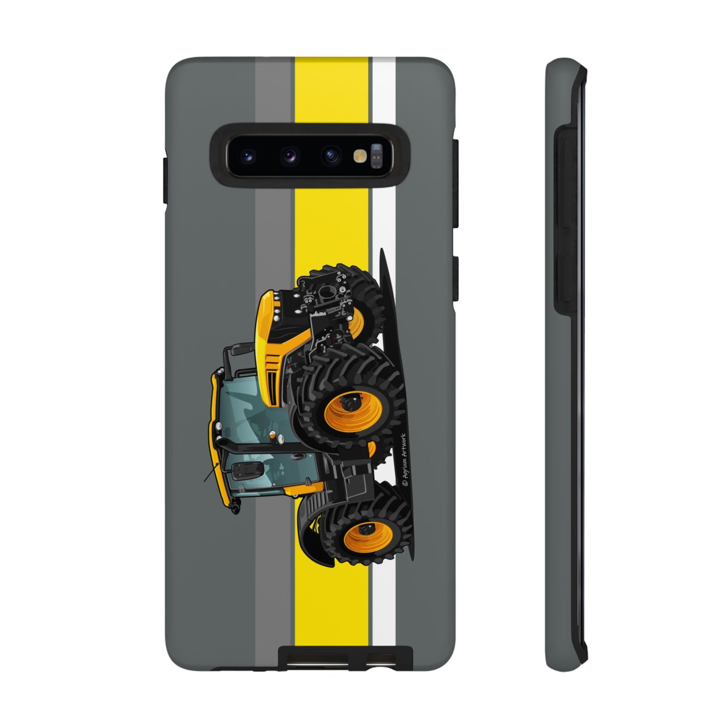 Yellow Fastrak 4000 Series Tough Phone Case - Grey