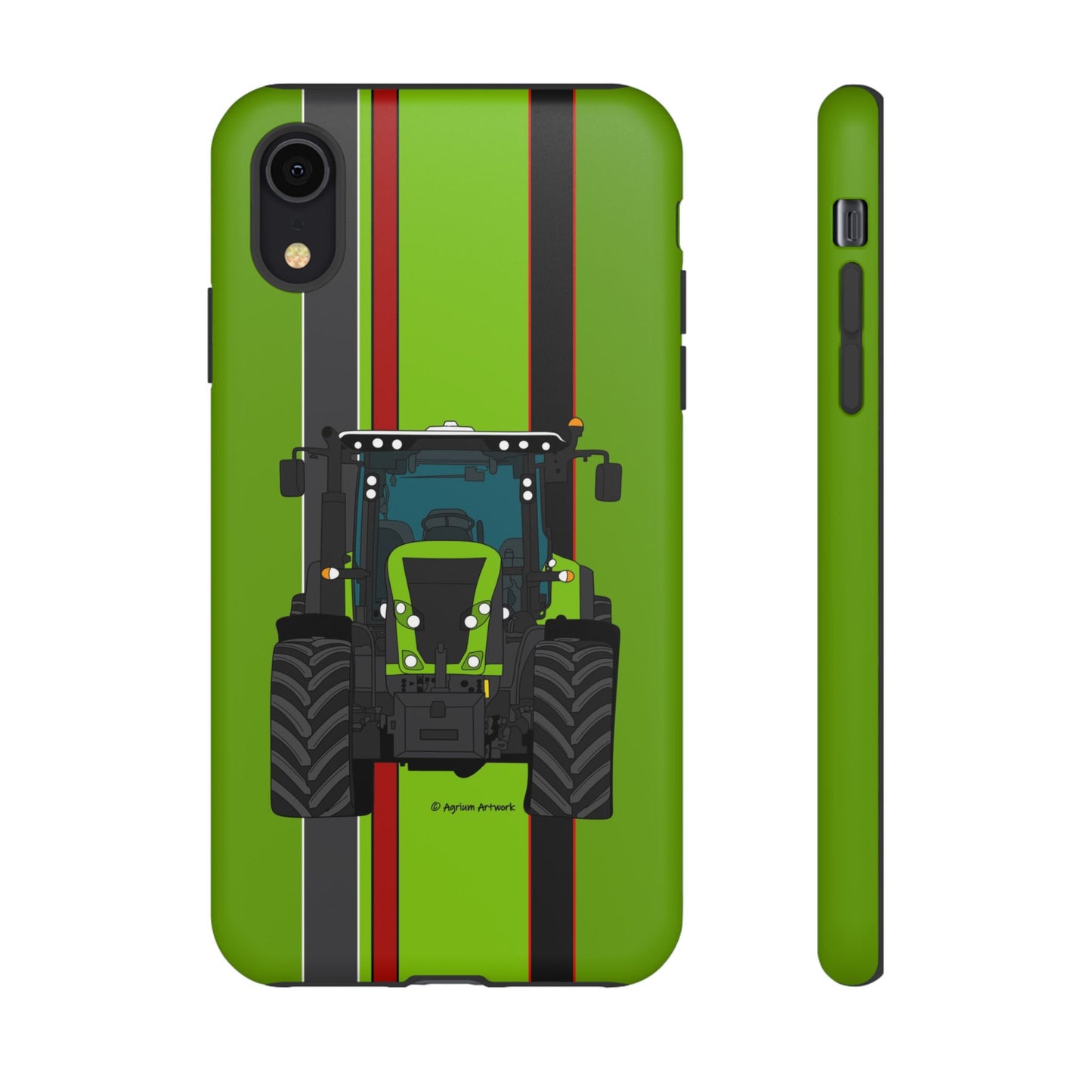 Lime Green Tractor #1 Tough Phone Case