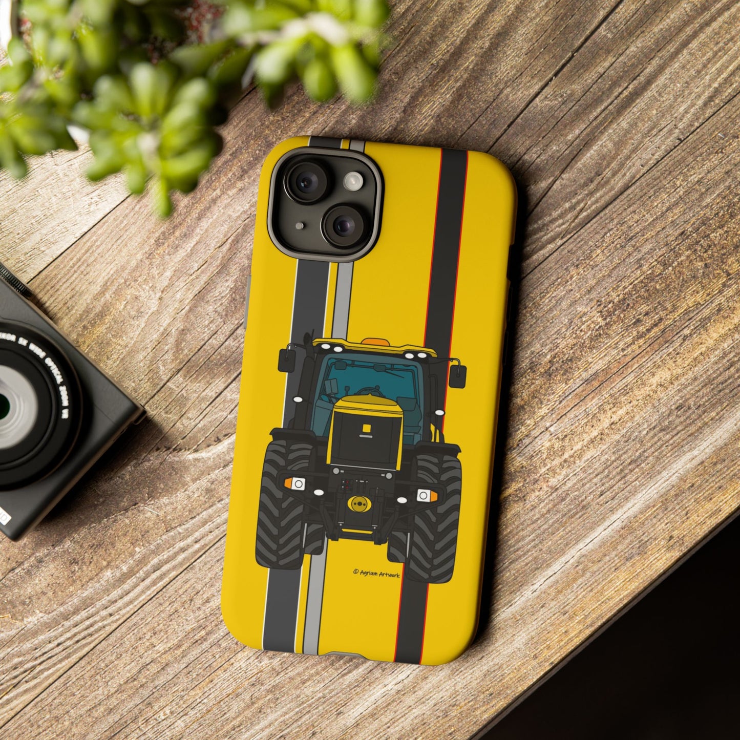 Yellow Fast Tractor #2 Tough Phone Case