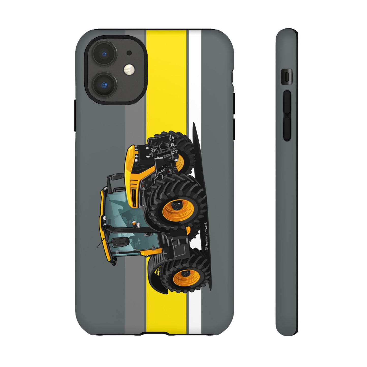 Yellow Fastrak 4000 Series Tough Phone Case - Grey