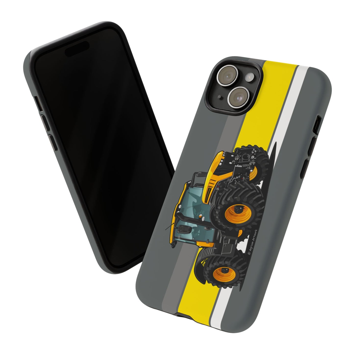 Yellow Fastrak 4000 Series Tough Phone Case - Grey