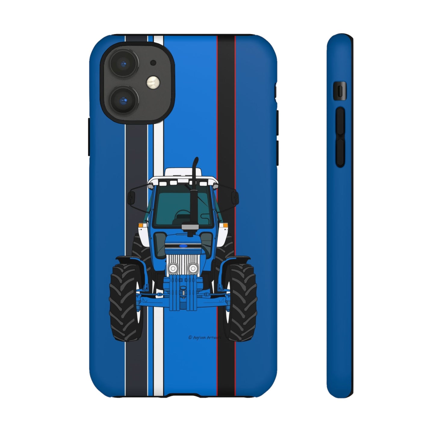 Blue Tractor #3 Tough Phone Case