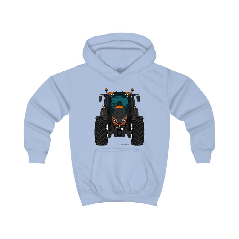 Valtra T Orange Tractor - Kids Cartoon Hoodie