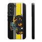 Yellow Fastrak 4000 Series Tough Phone Case - Black