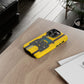 Yellow Fast Tractor #2 Tough Phone Case