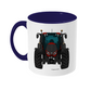 Maroon Tractor #1 11oz Coloured Mug