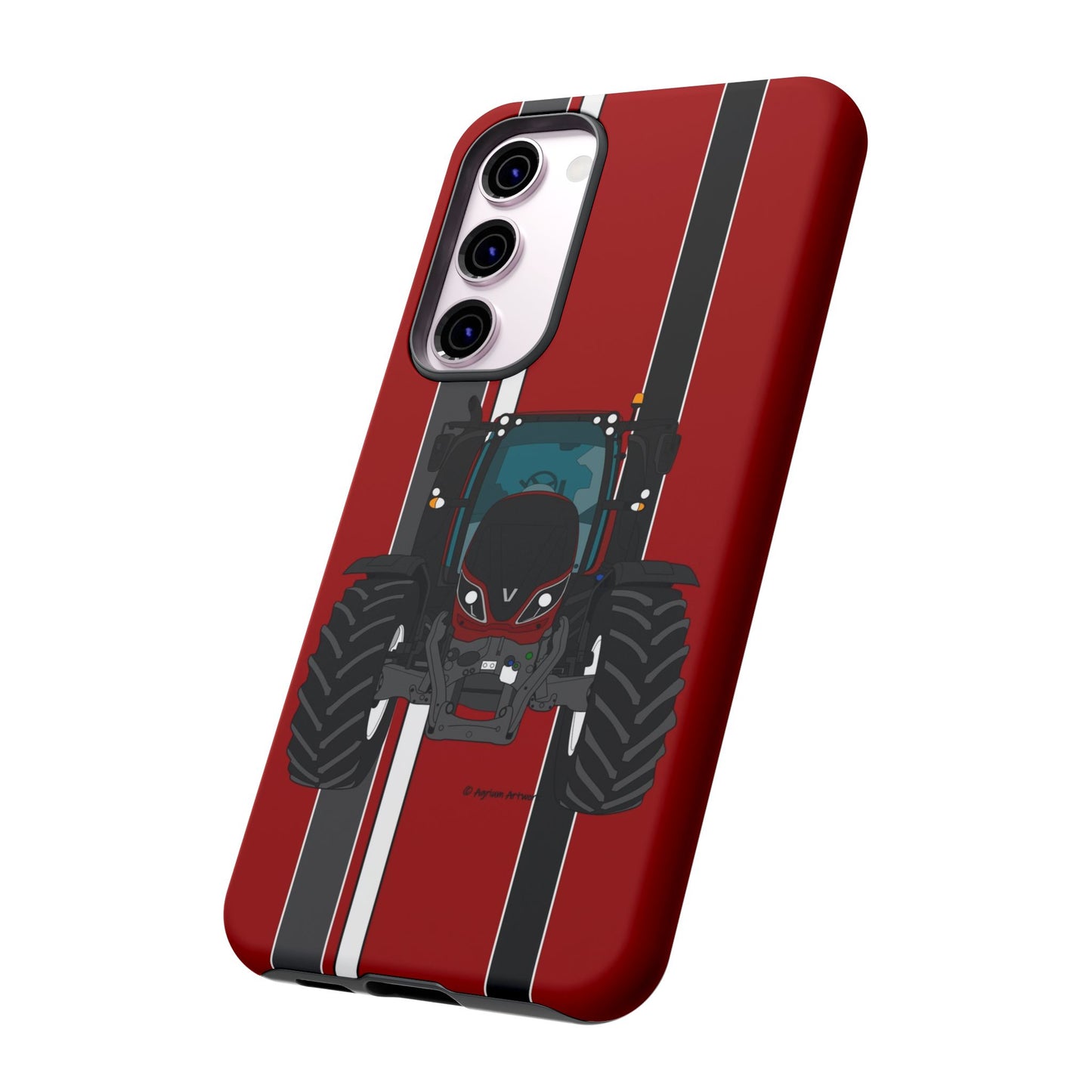 Maroon Tractor #1 Tough Phone Case