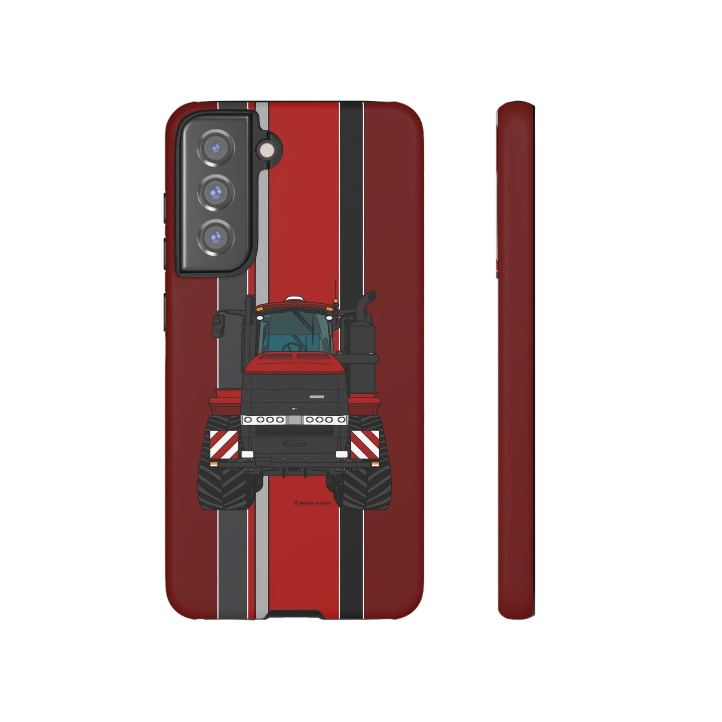 Dark Red Tractor #2 Tough Phone Case