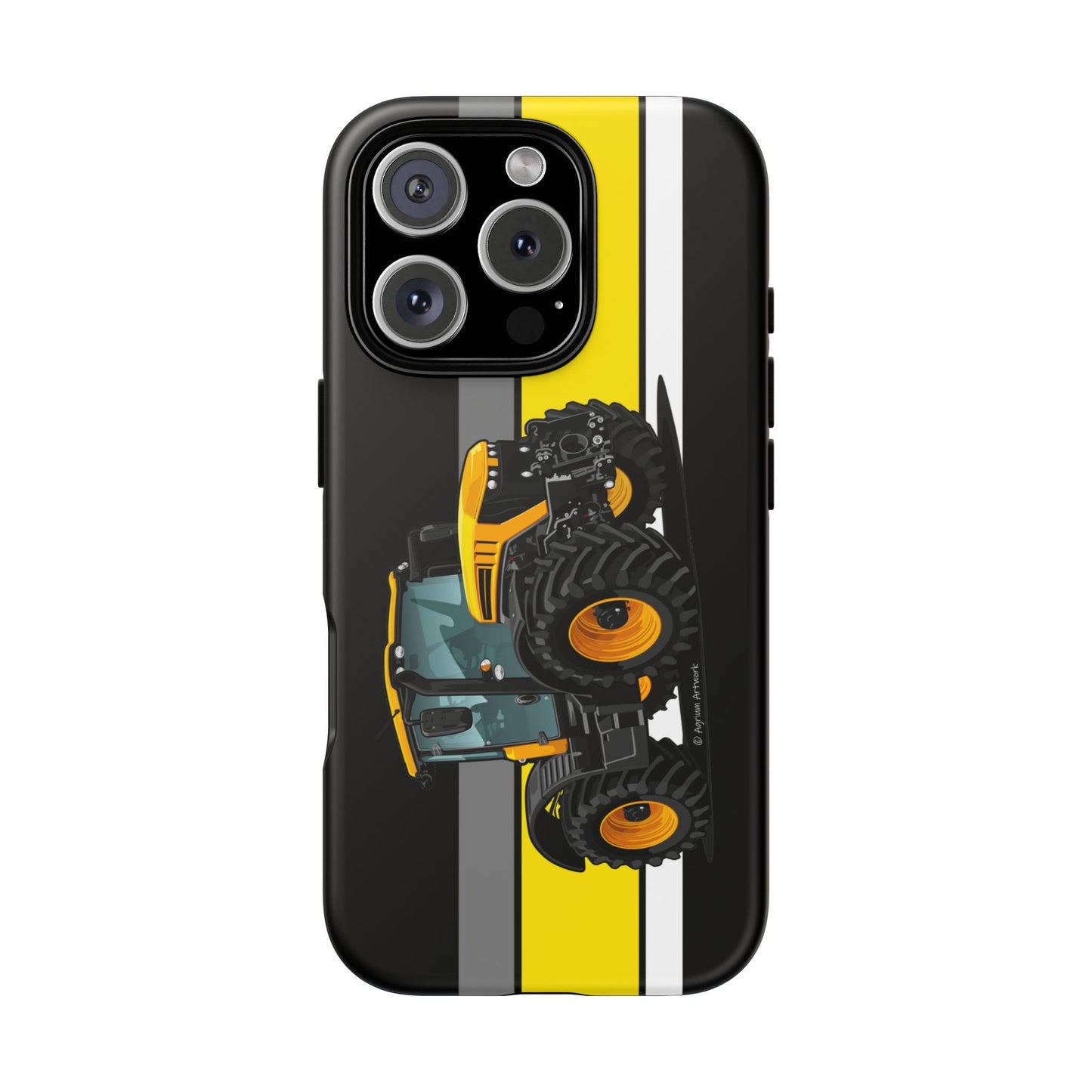 Yellow Fastrak 4000 Series Tough Phone Case - Black