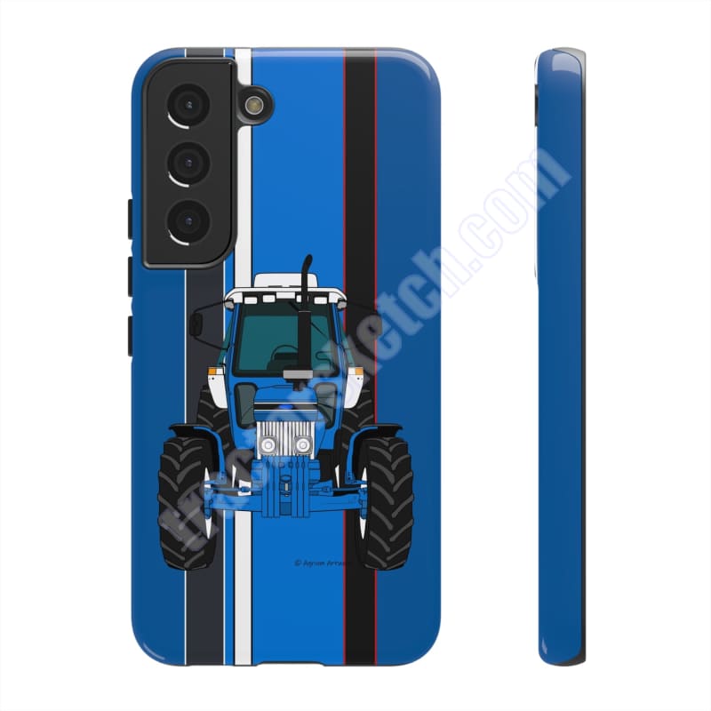 Blue Tractor #3 Tough Phone Case