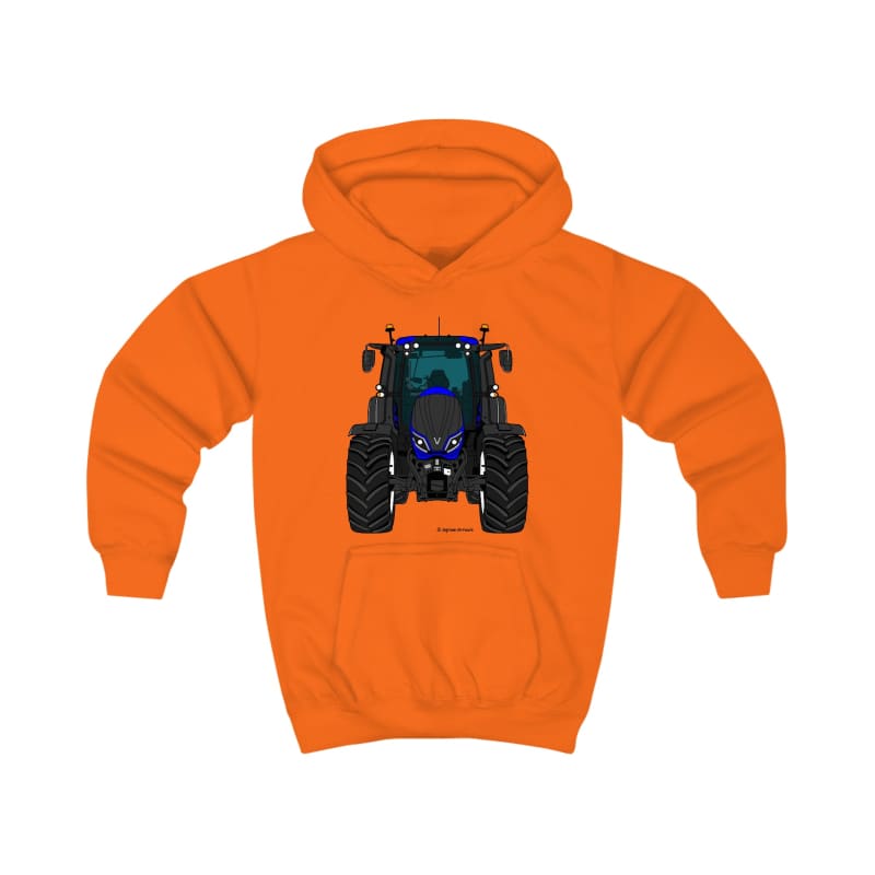 Valtra T Blue Tractor - Kids Cartoon Hoodie