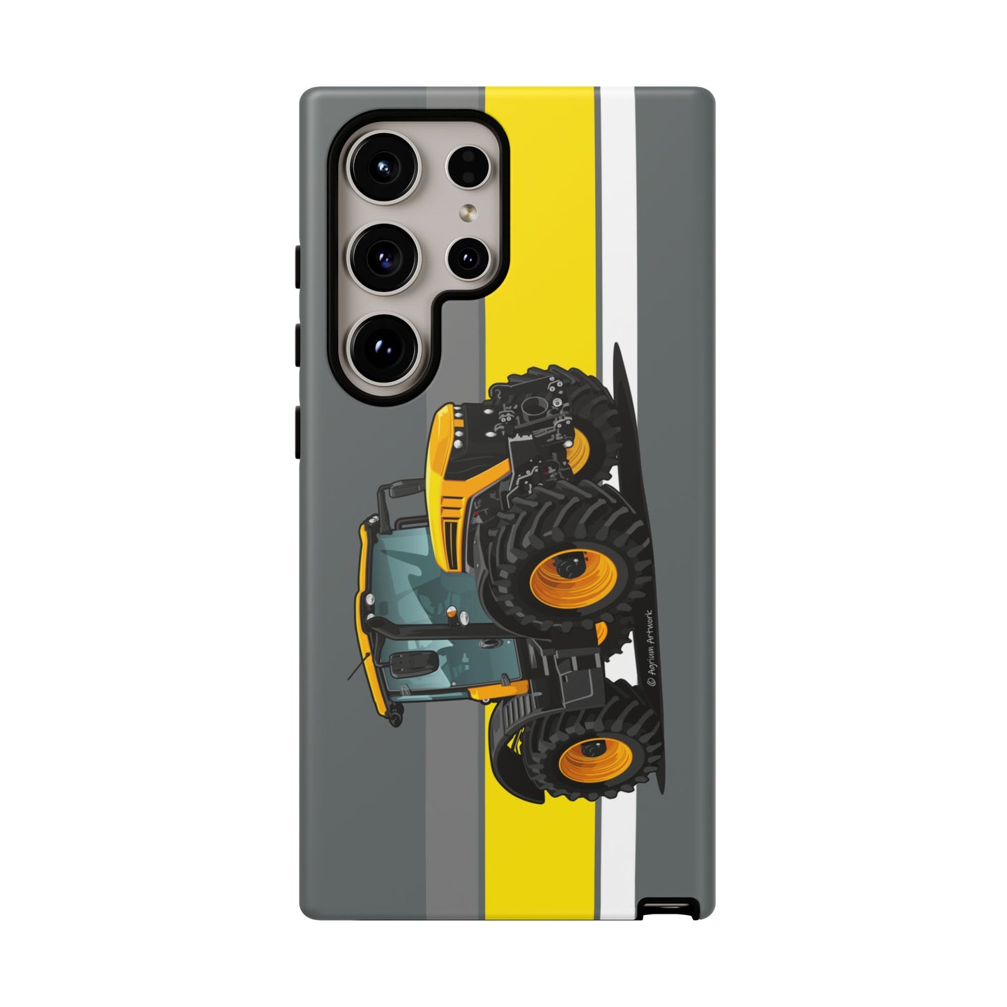 Yellow Fastrak 4000 Series Tough Phone Case - Grey