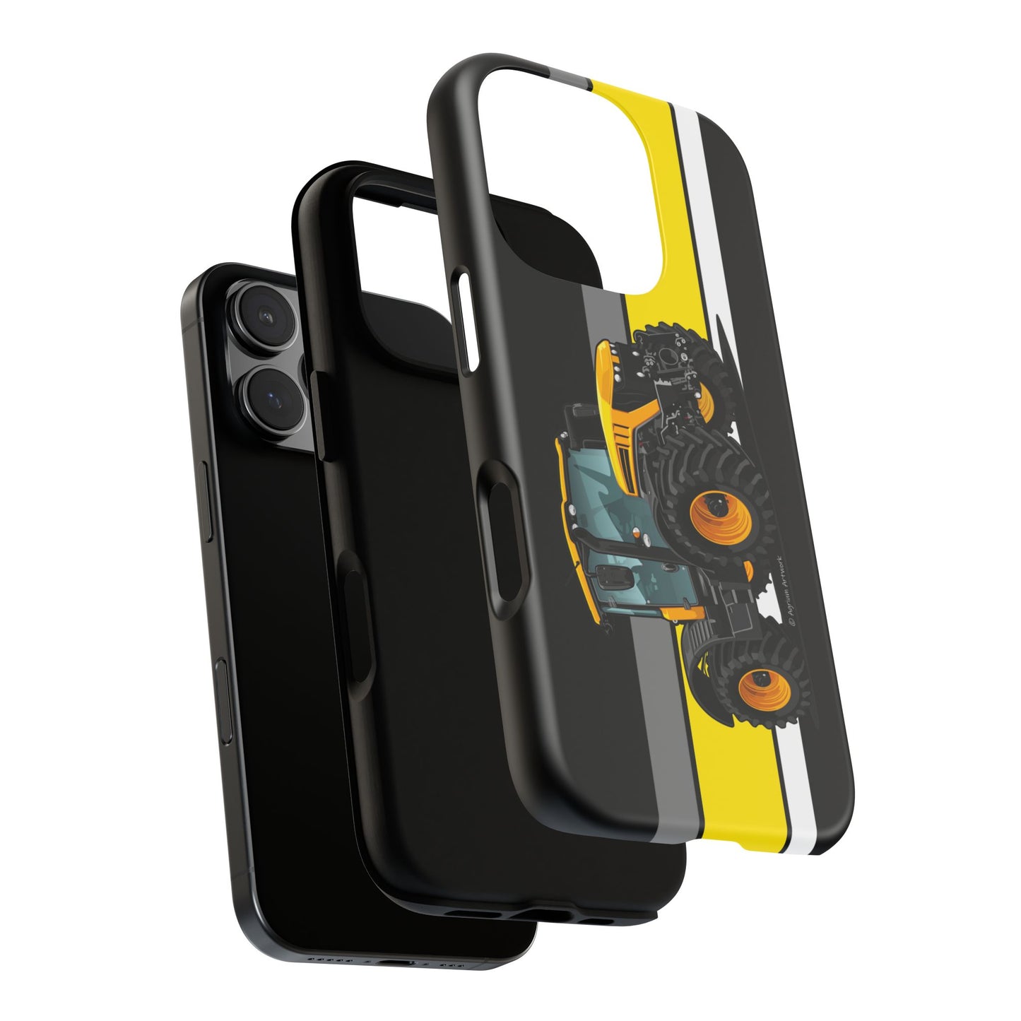 Yellow Fastrak 4000 Series Tough Phone Case - Black